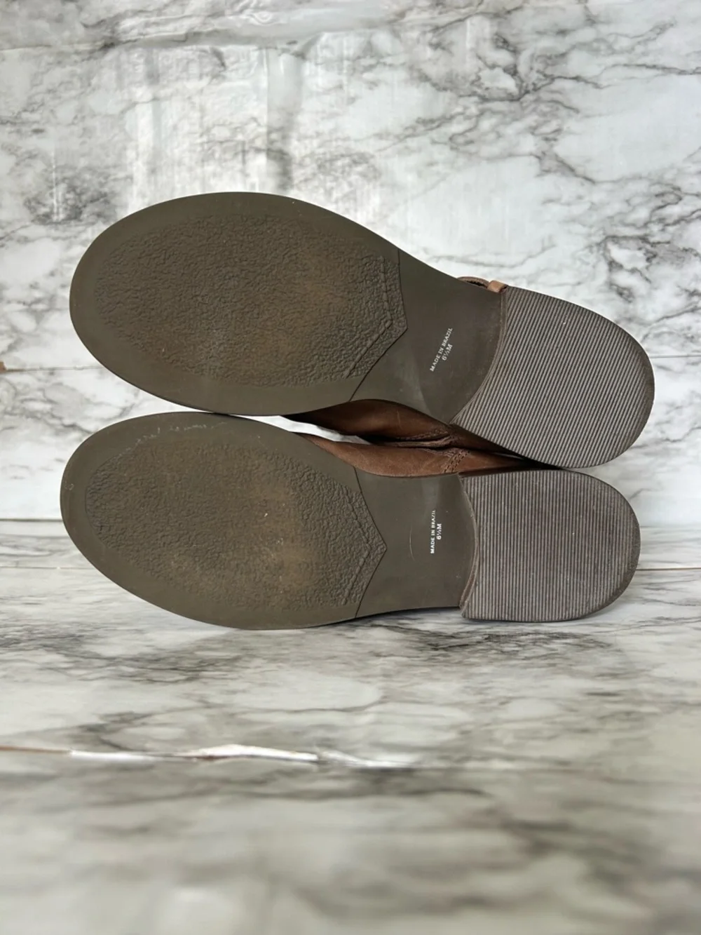 Matisse | women’s size 6.5 leather Boots slouchy, distressed buckle moto style - Picture 10 of 13